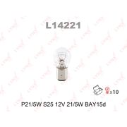 Лампа P21/5W 12V BAY15D LYNXauto L14221 L14221