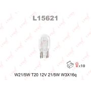 Лампа W21/5W 12V W3X16Q LYNXauto  L15621 L15621