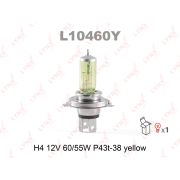 Лампа H4 12V 60/55W P43T-38 YELLOW L10460Y