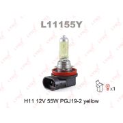 Лампа H11 12V 55W PGJ19-2 YELLOW L11155Y