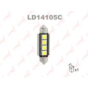 Лампа светодиодная LED C5W T11x41 12V SV8,5-8 SMDx4 7000K CANbus LD14105C